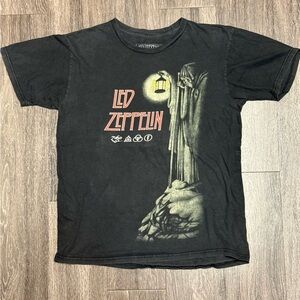 Led Zeppelin Black Graphic Tee